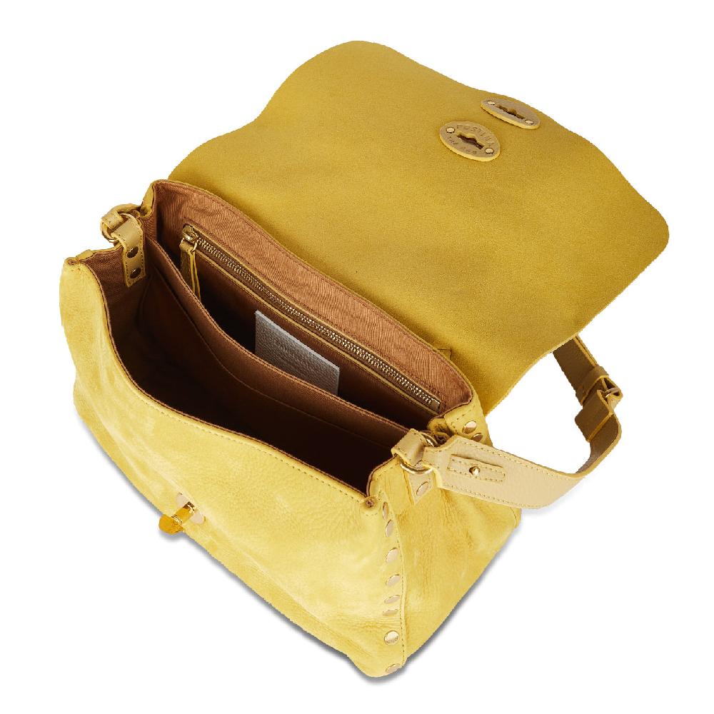 Zanellato BORSA POSTINA® SMALL IN PELLE NABUK YELLOW | Zanellato In Saldo
