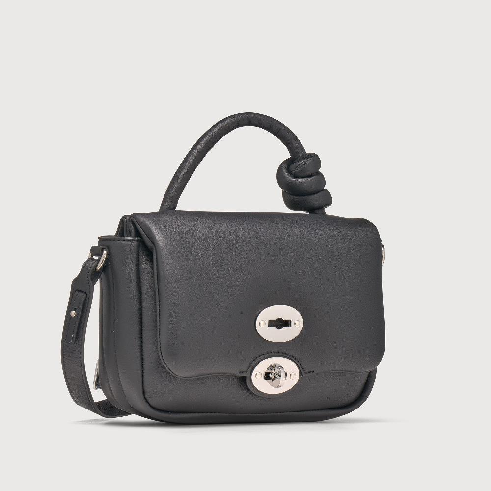 Zanellato BORSA ELLA SOFT SMALL IN PELLE LISCIA BLACK NERO | Zanellato Italia