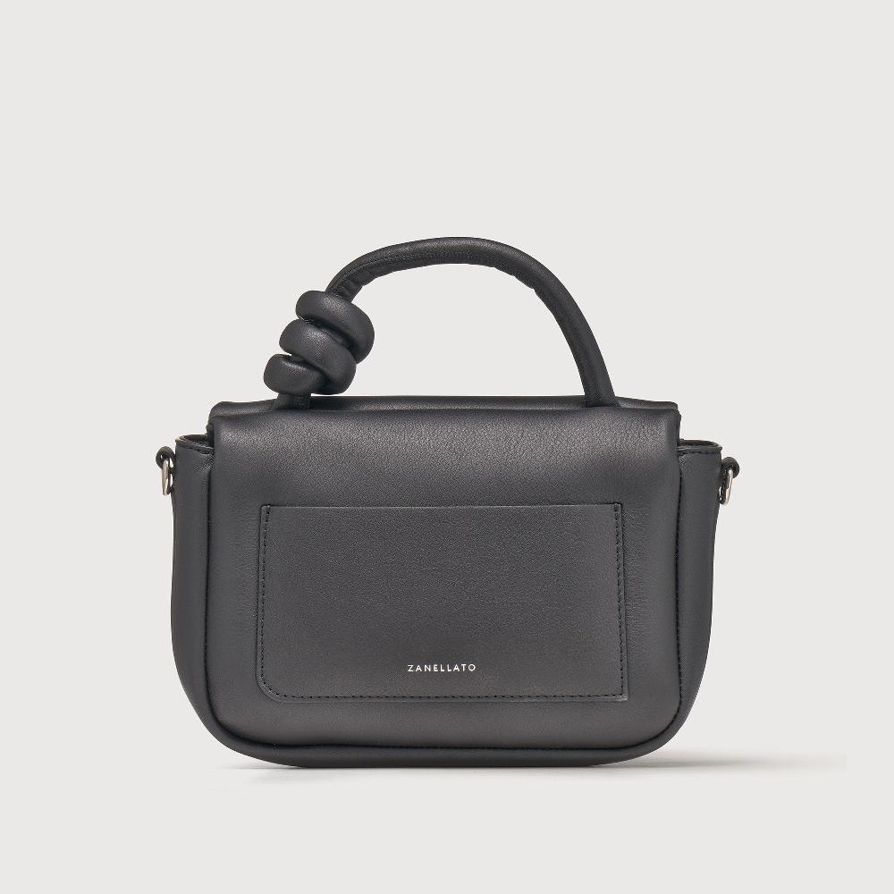 Zanellato BORSA ELLA SOFT SMALL IN PELLE LISCIA BLACK NERO | Zanellato Italia