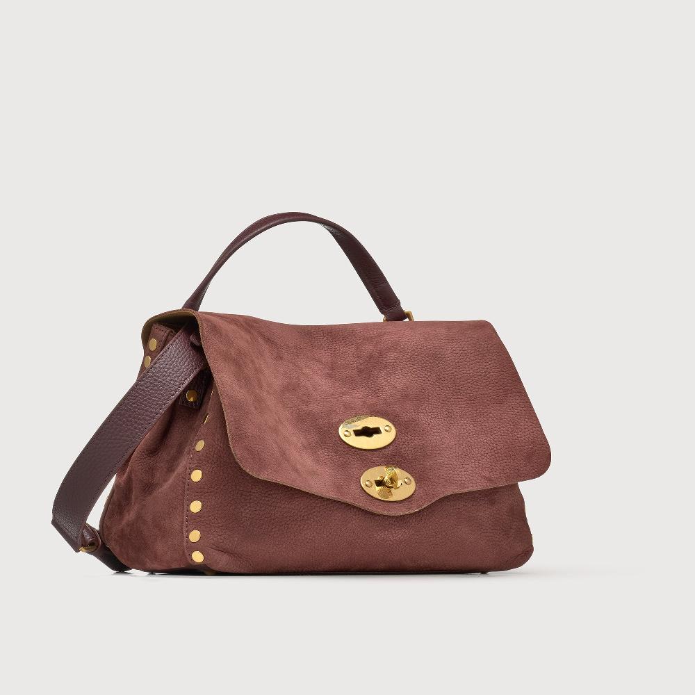 Zanellato BORSA POSTINA® SMALL IN PELLE NABUK RED BARBERA | Zanellato Nuovo