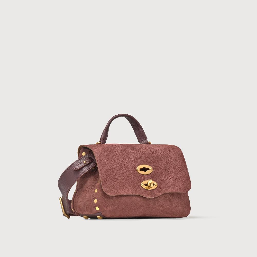 Zanellato BORSA POSTINA® BABY IN PELLE NABUK RED BARBERA | Zanellato Qualità