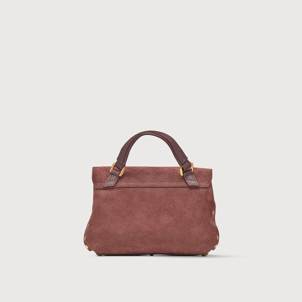 Zanellato BORSA POSTINA® BABY IN PELLE NABUK RED BARBERA | Zanellato Qualità