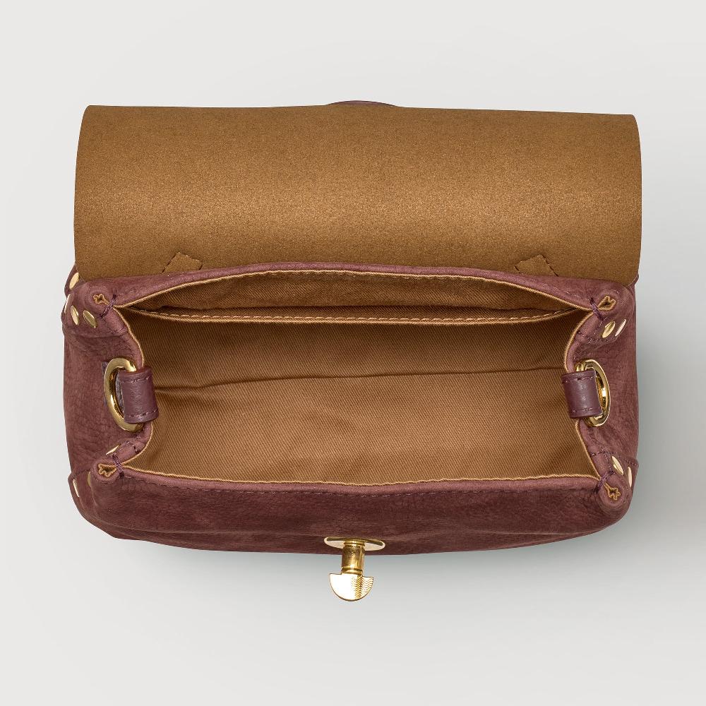 Zanellato BORSA POSTINA® BABY IN PELLE NABUK RED BARBERA | Zanellato Qualità