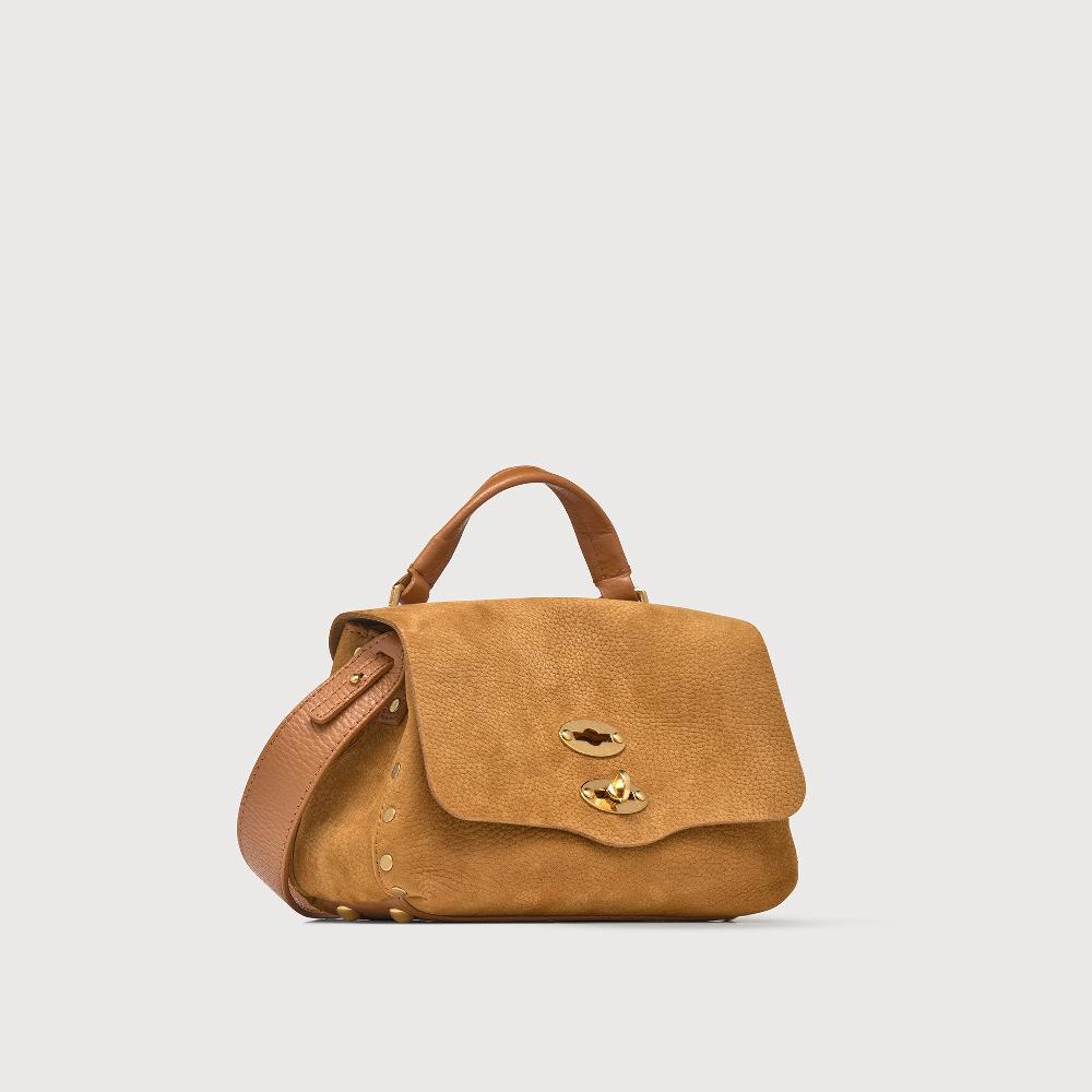 Zanellato BORSA POSTINA® BABY IN PELLE NABUK BROWN BRANDY | Zanellato Promozione