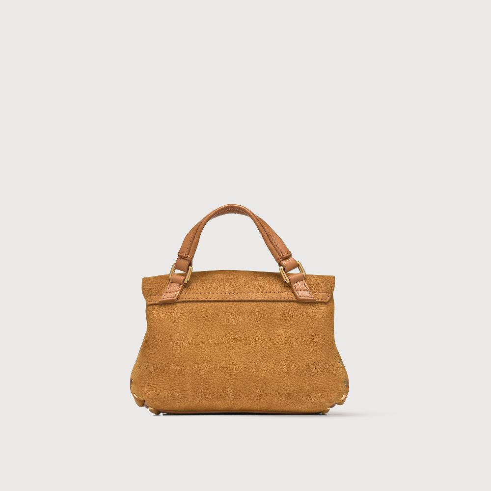 Zanellato BORSA POSTINA® BABY IN PELLE NABUK BROWN BRANDY | Zanellato Promozione