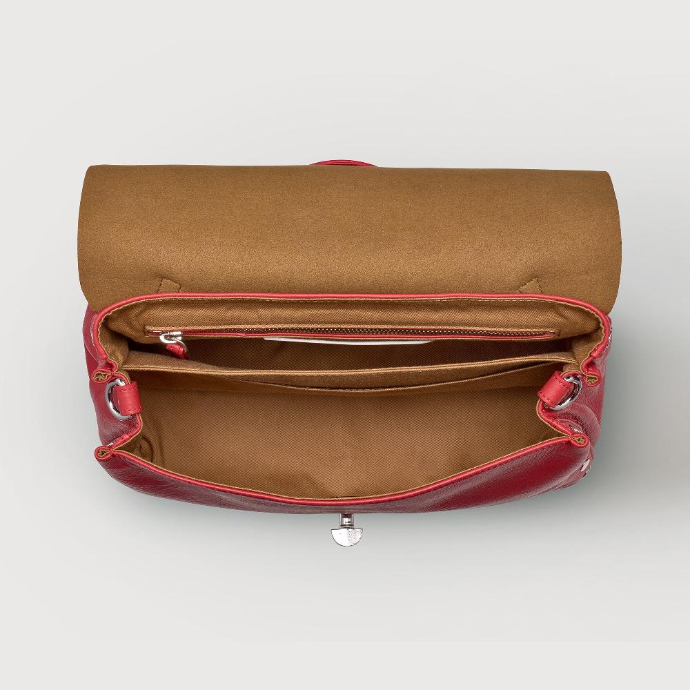 Zanellato BORSA POSTINA® SMALL IN PELLE LISCIA RED VALTELLINA | Zanellato Qualità Garantita