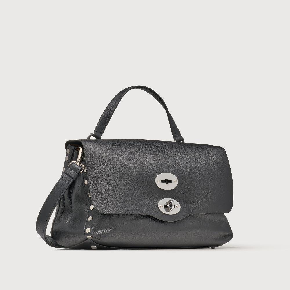 Zanellato BORSA POSTINA® SMALL IN PELLE LISCIA BLACK NERO | Zanellato Promozione Limitata
