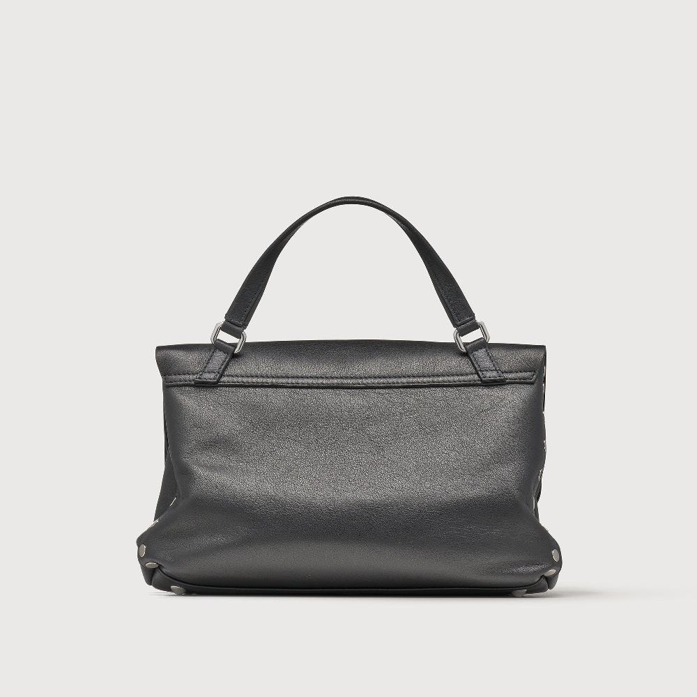 Zanellato BORSA POSTINA® SMALL IN PELLE LISCIA BLACK NERO | Zanellato Promozione Limitata