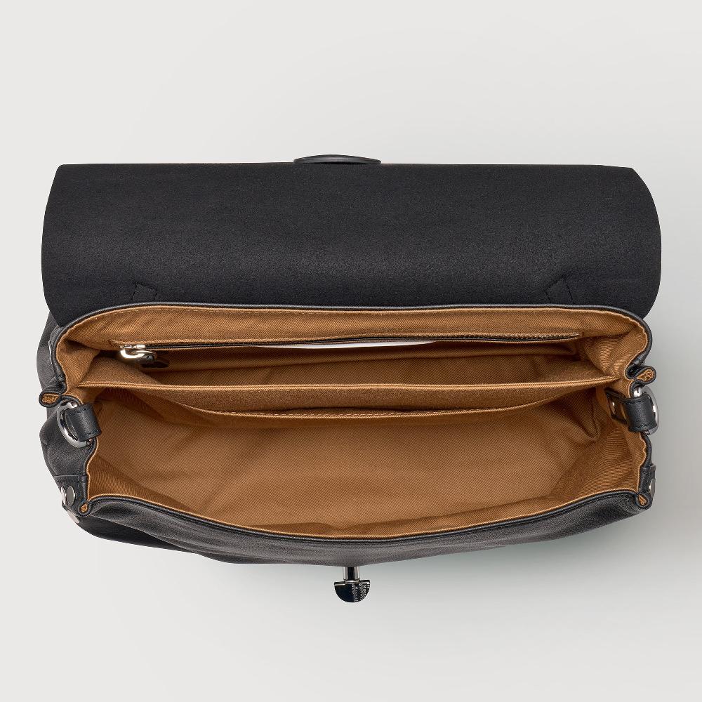 Zanellato BORSA POSTINA® SMALL IN PELLE LISCIA BLACK NERO | Zanellato Promozione Limitata
