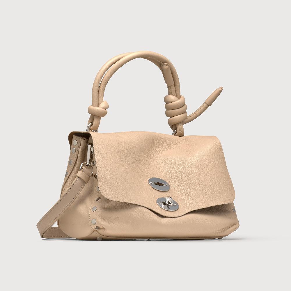 Zanellato BORSA POSTINA® SMALL IN PELLE LISCIA BEIGE BLOOM | Zanellato Shopping Online