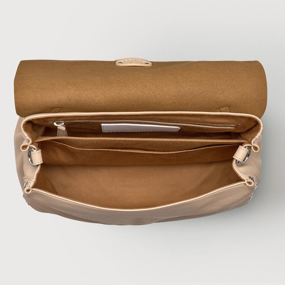 Zanellato BORSA POSTINA® SMALL IN PELLE LISCIA BEIGE BLOOM | Zanellato Shopping Online
