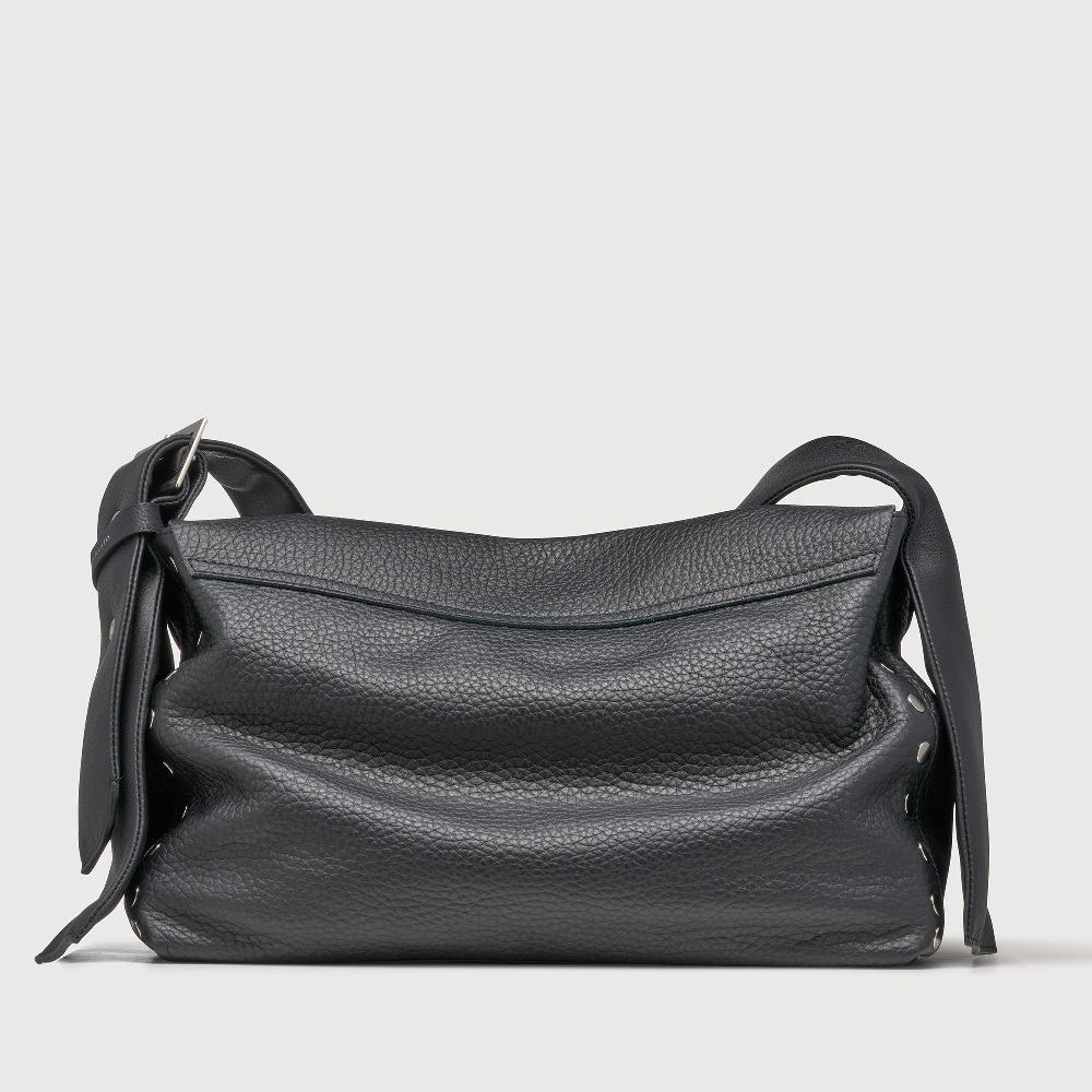 Zanellato BORSA POSTINA® MEDIUM IN PELLE MARTELLATA BLACK NERO | Zanellato Prezzo Ridotto