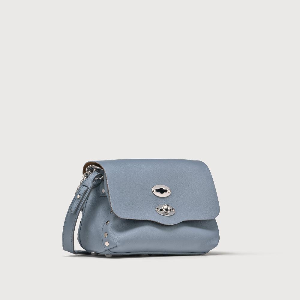 Zanellato BORSA POSTINA® BABY IN PELLE LISCIA BLUE GRAN LAGUNA | Zanellato Presa