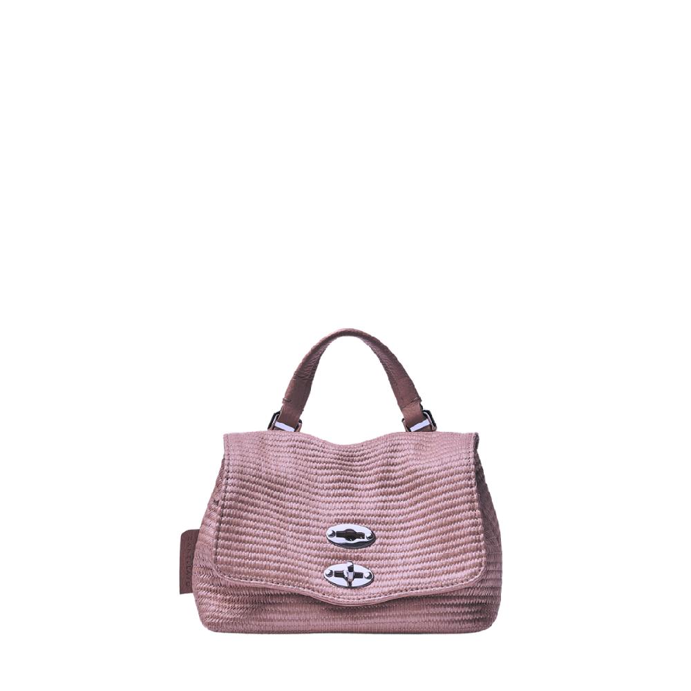 Zanellato BORSA POSTINA® BABY IN TESSUTO PAGLIA VIOLET MODENA | Zanellato Economico