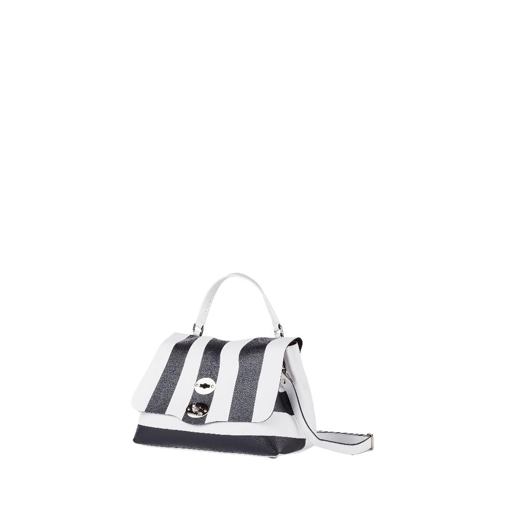 Zanellato BORSA POSTINA® SMALL IN PELLE MARTELLATA WHITE FORTE DEI MARMI | Zanellato Online