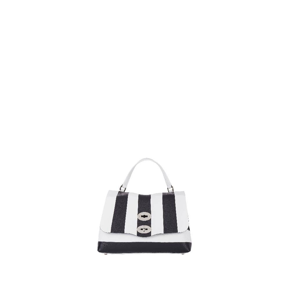 Zanellato BORSA POSTINA® SMALL IN PELLE MARTELLATA WHITE FORTE DEI MARMI | Zanellato Online