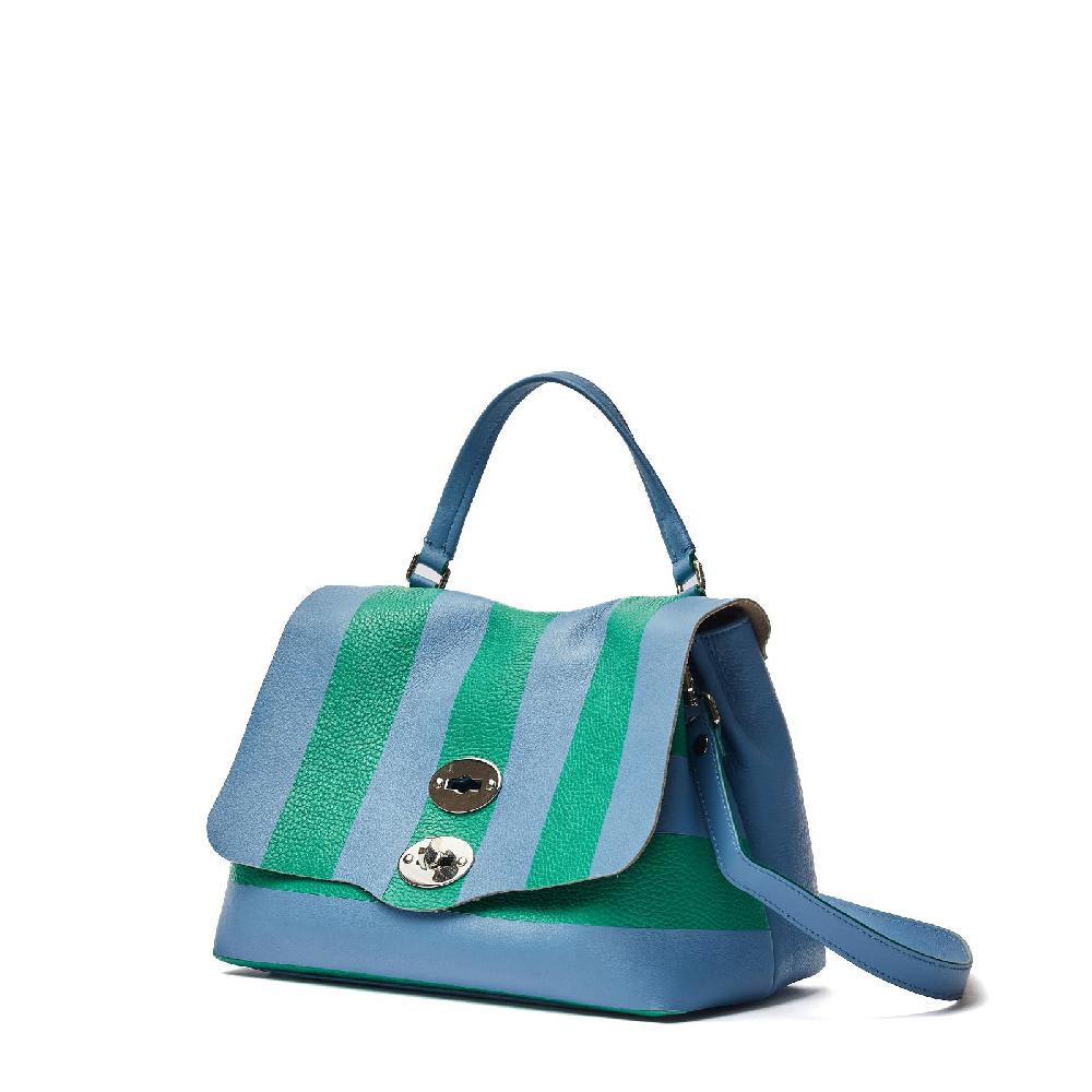 Zanellato BORSA POSTINA® SMALL IN PELLE MARTELLATA GREEN SMERALDO | Zanellato In Vendita