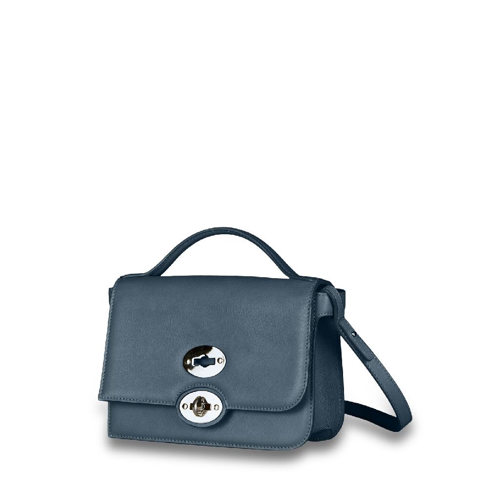 Zanellato BORSA ELLA UNICA IN PELLE LISCIA BLUE ATMOSFERA | Zanellato Hotsell