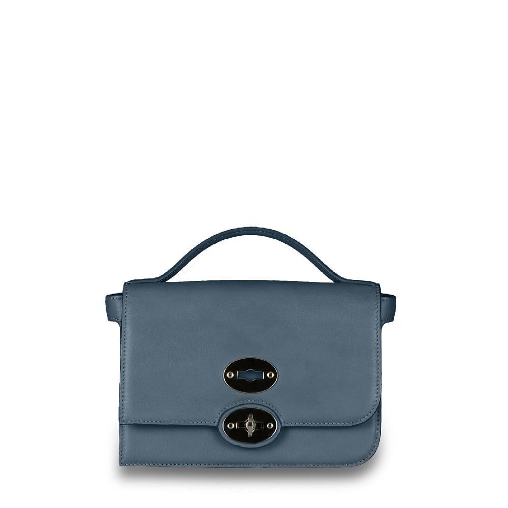 Zanellato BORSA ELLA UNICA IN PELLE LISCIA BLUE ATMOSFERA | Zanellato Hotsell