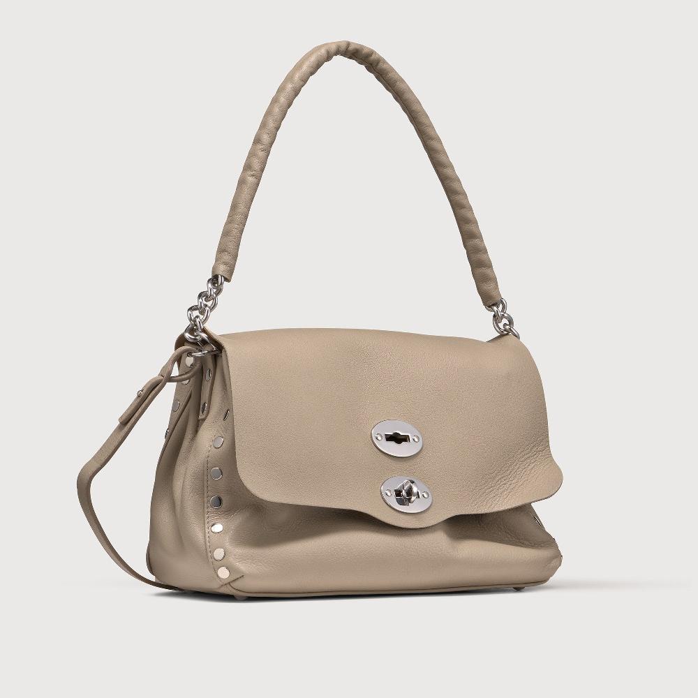Zanellato BORSA POSTINA® SMALL IN PELLE LISCIA GREY SASSONE | Zanellato 2025