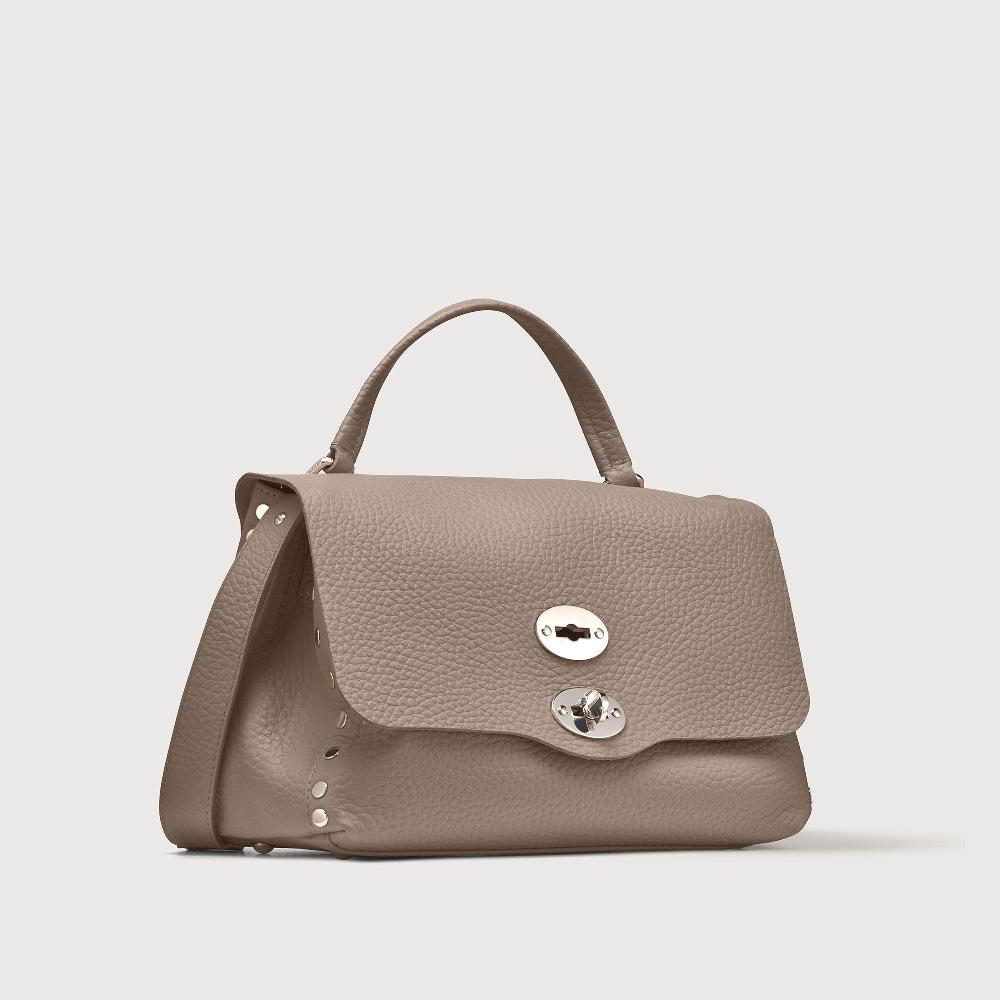 Zanellato BORSA POSTINA® SMALL IN PELLE MARTELLATA GREY CENERINO | Zanellato Pezzi Unici