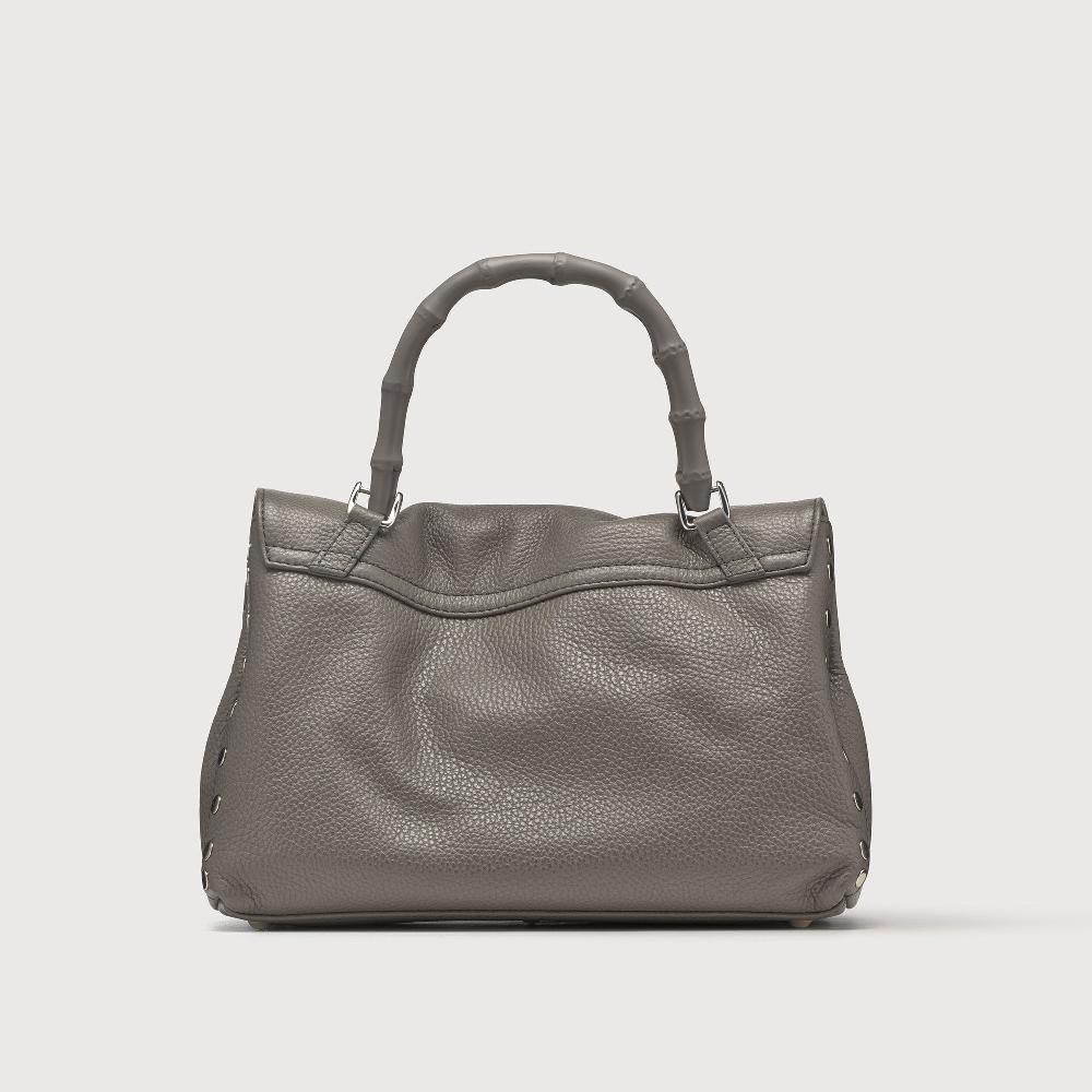 Zanellato BORSA POSTINA® SMALL IN PELLE MARTELLATA GREY MONTEBIANCO | Zanellato Novità