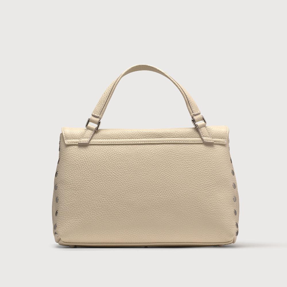 Zanellato BORSA POSTINA® SMALL IN PELLE MARTELLATA WHITE BIANCONE | Zanellato Offerta