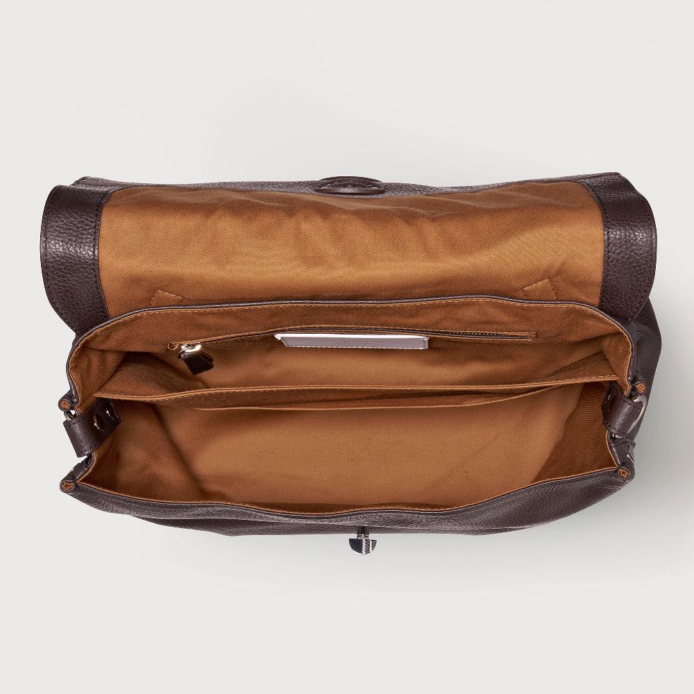 Zanellato BORSA POSTINA® MEDIUM IN PELLE MARTELLATA BROWN MOCACCINO | Zanellato Economico