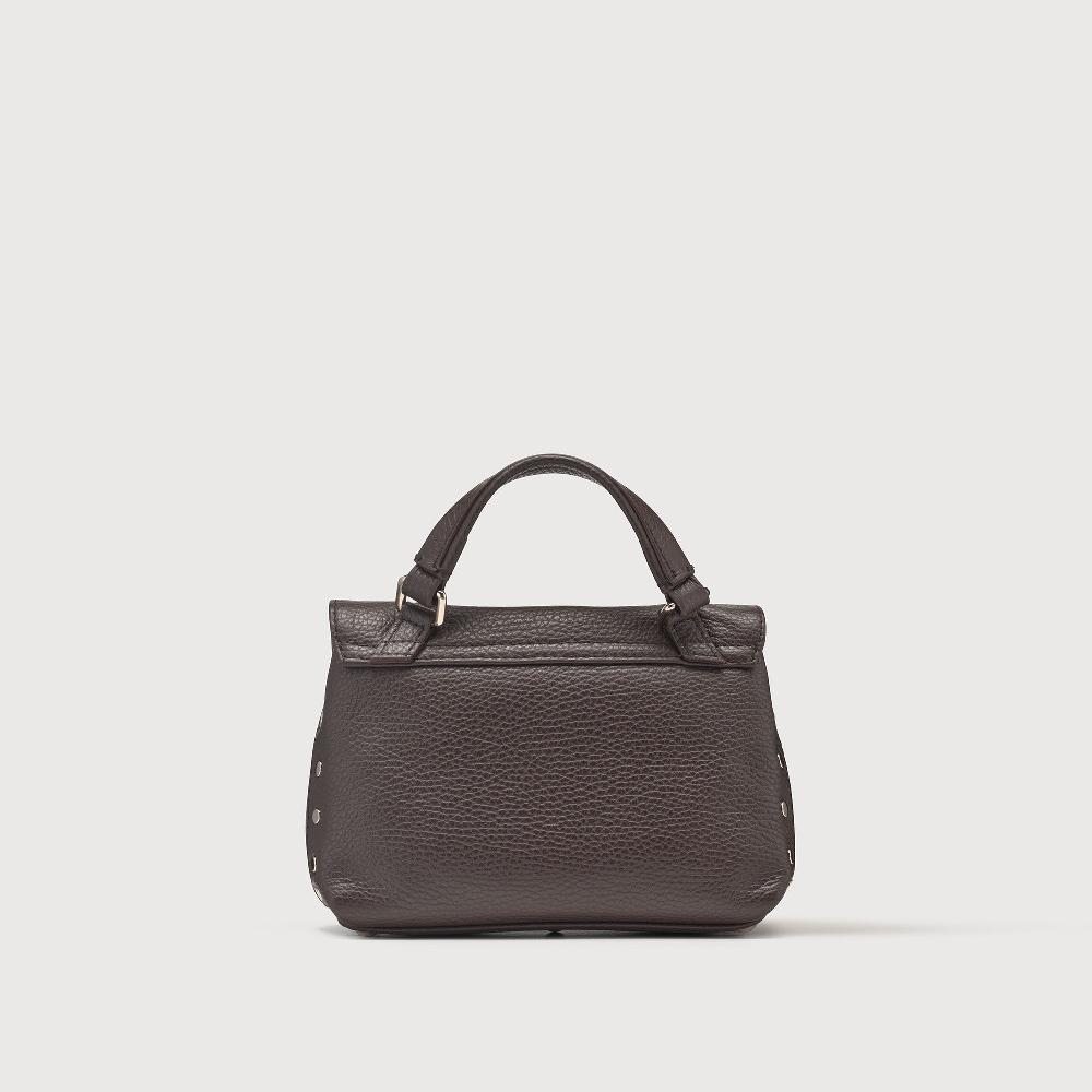 Zanellato BORSA POSTINA® BABY IN PELLE MARTELLATA BROWN MOCACCINO | Zanellato Outlet