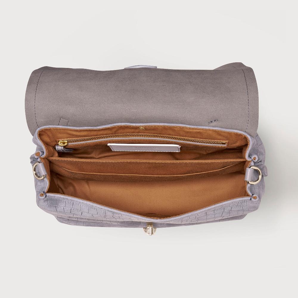 Zanellato BORSA POSTINA® SMALL IN PELLE NABUK GREY PIOGGIA | Zanellato Offerta