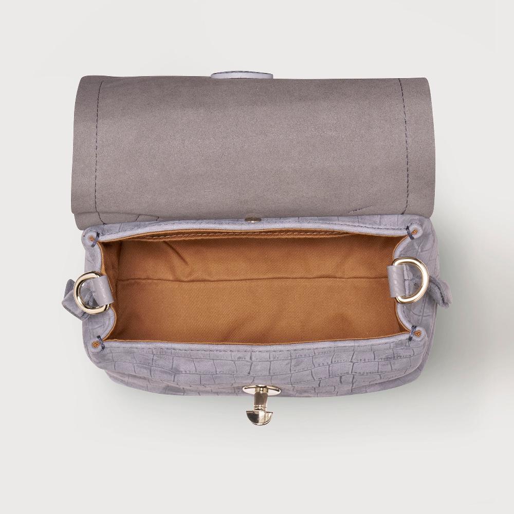 Zanellato BORSA POSTINA® BABY IN PELLE NABUK GREY PIOGGIA | Zanellato Economico