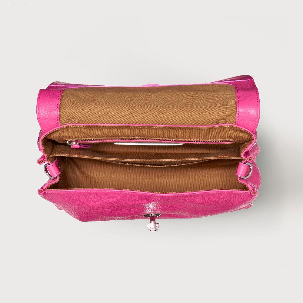 Zanellato BORSA POSTINA® SMALL IN PELLE MARTELLATA PINK ORCHIDEA | Zanellato Vendita Calda