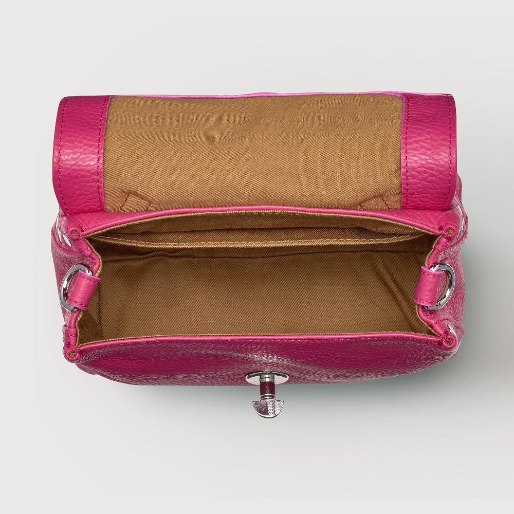 Zanellato BORSA POSTINA® SMALL IN PELLE MARTELLATA PINK ORCHIDEA | Zanellato Vendita Economica