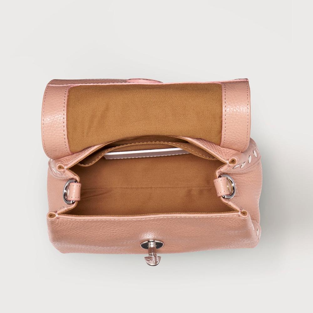 Zanellato BORSA POSTINA® BABY IN PELLE MARTELLATA PINK NUDE | Zanellato Saldi Di Fabbrica