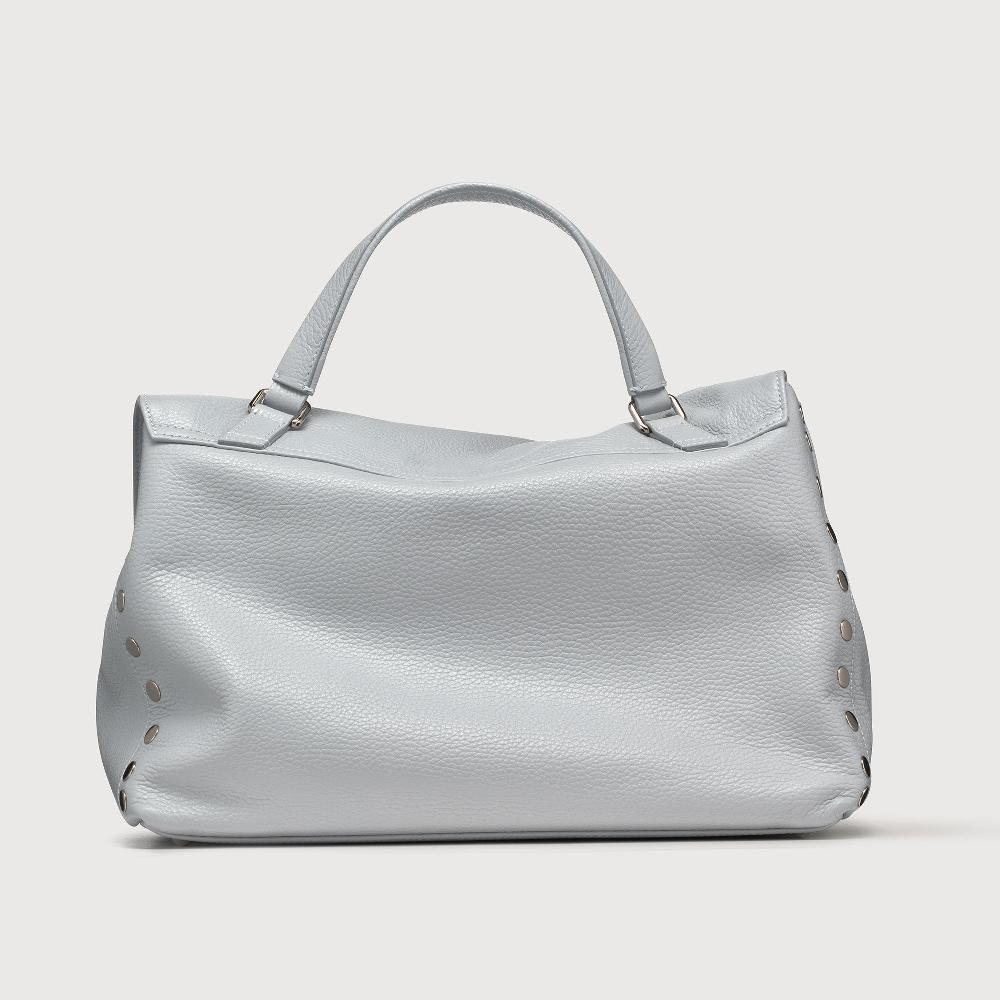 Zanellato BORSA POSTINA® MEDIUM IN PELLE MARTELLATA GREY CLOUD | Zanellato Vendite Flash