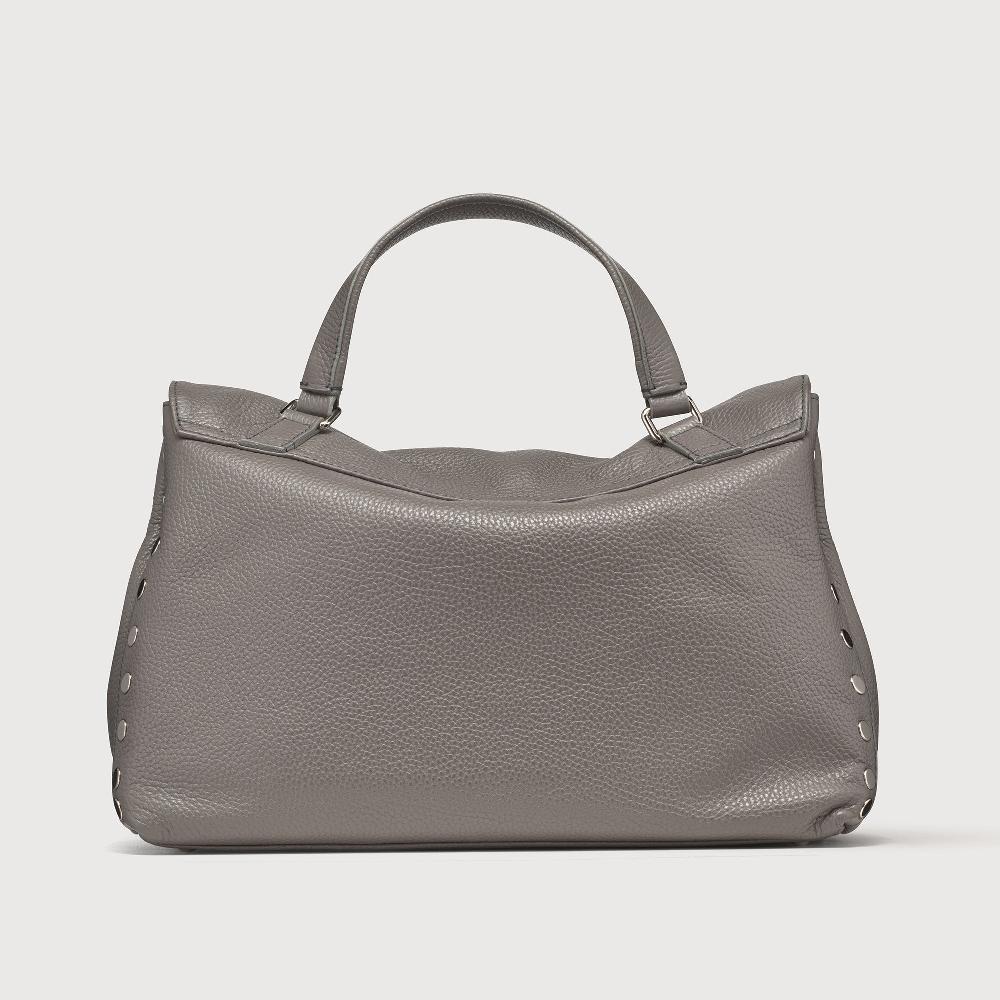 Zanellato BORSA POSTINA® MEDIUM IN PELLE MARTELLATA GREY MONTEBIANCO | Zanellato Negozio online di fabbrica
