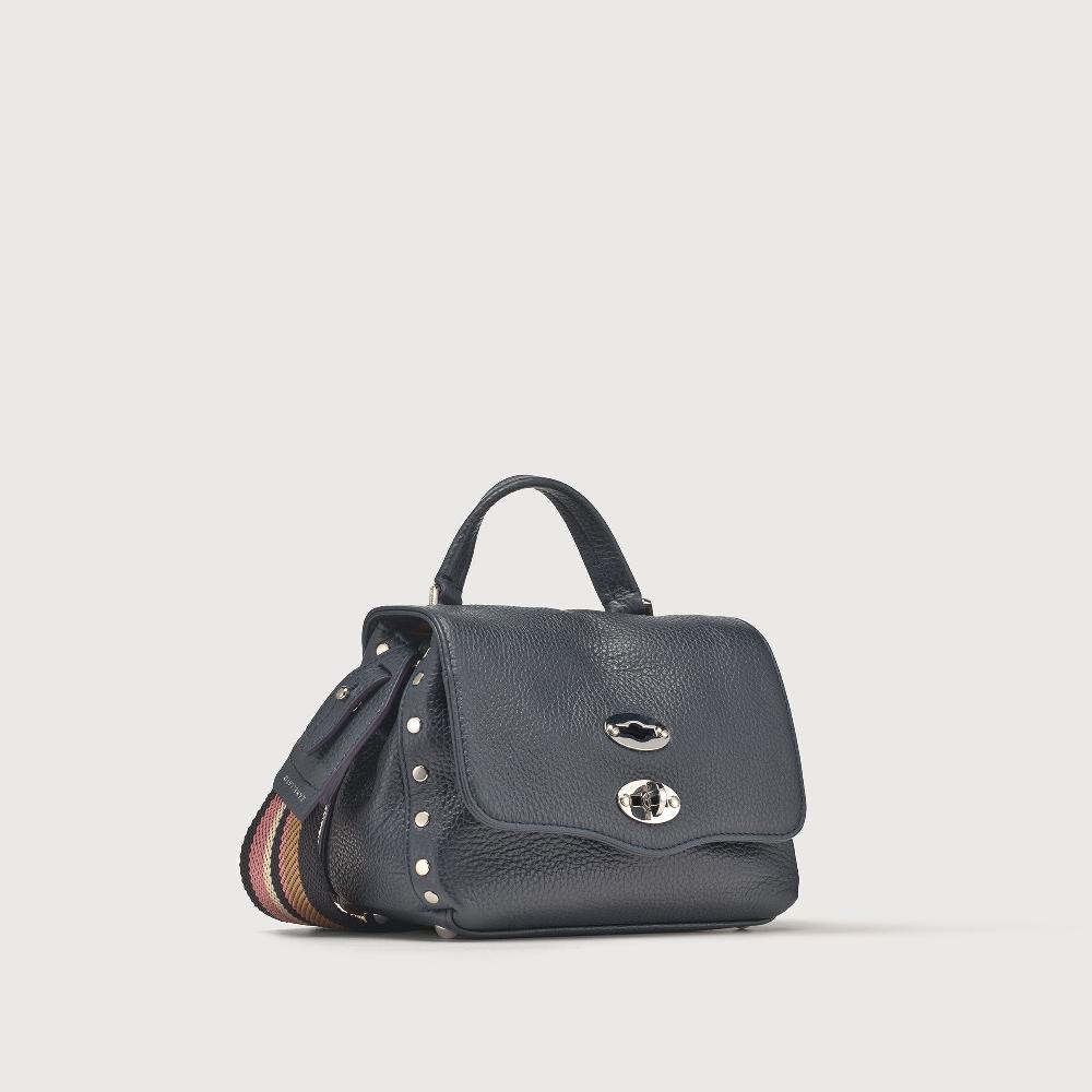 Zanellato BORSA POSTINA® BABY IN PELLE MARTELLATA DARK NAVY | Zanellato Offerta speciale