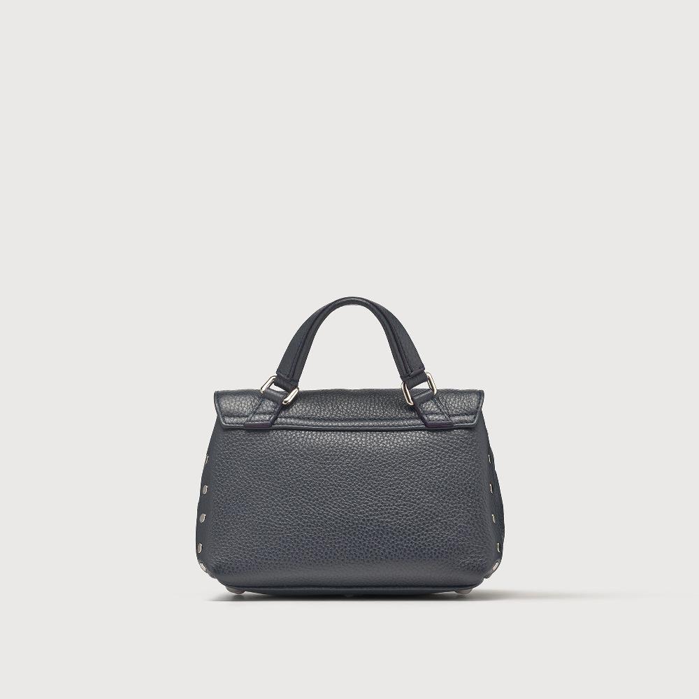 Zanellato BORSA POSTINA® BABY IN PELLE MARTELLATA DARK NAVY | Zanellato Offerta speciale