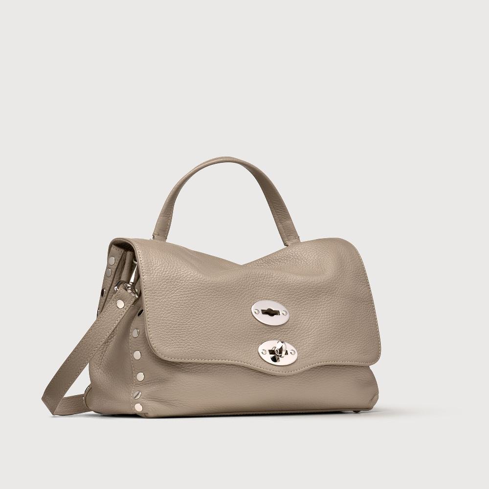 Zanellato BORSA POSTINA® SMALL IN PELLE MARTELLATA GREY CRETA | Zanellato Offerta esclusiva