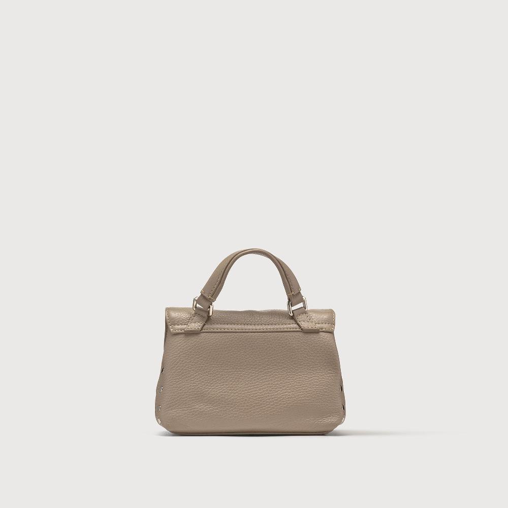 Zanellato BORSA POSTINA® BABY IN PELLE MARTELLATA GREY CRETA | Zanellato Black Friday