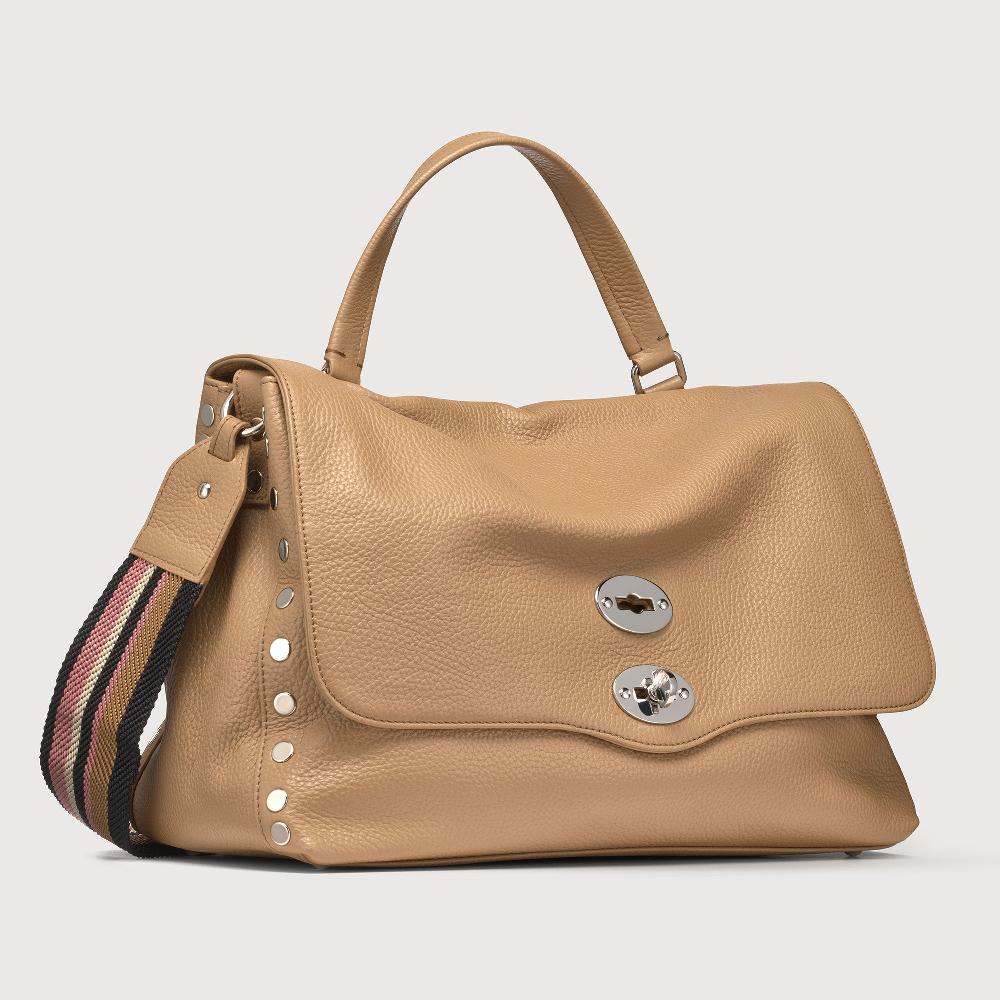Zanellato BORSA POSTINA® MEDIUM IN PELLE MARTELLATA BROWN CAPPUCCINO | Zanellato Cyber Monday