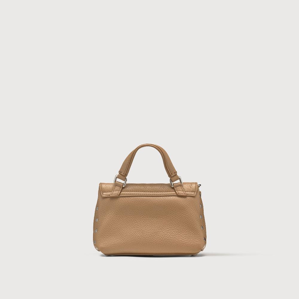 Zanellato BORSA POSTINA® BABY IN PELLE MARTELLATA BROWN CAPPUCCINO | Zanellato Offerta per la Festa della Mamma
