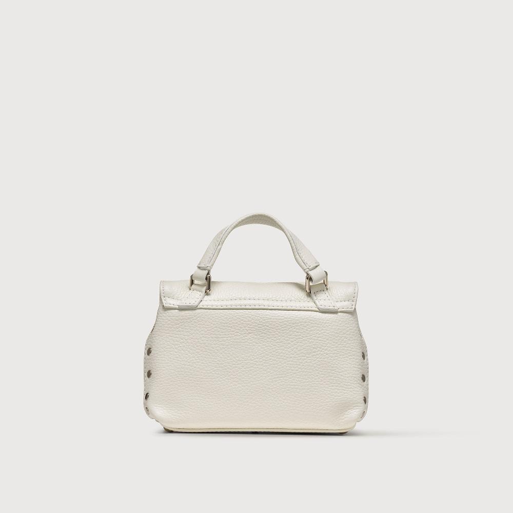Zanellato BORSA POSTINA® BABY IN PELLE MARTELLATA BIANCO LATTE | Zanellato Offerta San Valentino