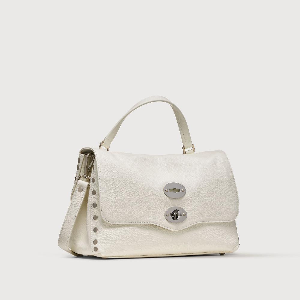 Zanellato BORSA POSTINA® SMALL IN PELLE MARTELLATA BIANCO LATTE | Zanellato Offerta Anniversario