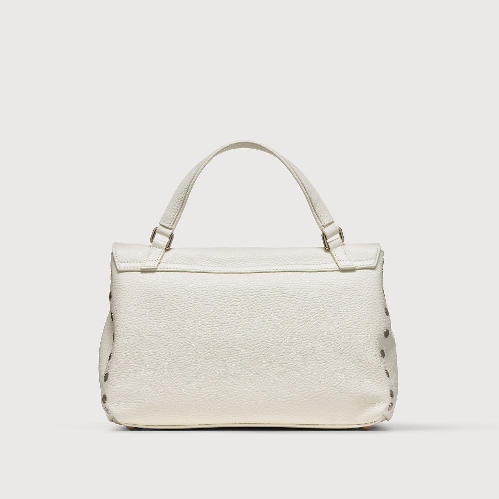 Zanellato BORSA POSTINA® SMALL IN PELLE MARTELLATA BIANCO LATTE | Zanellato Offerta migliore