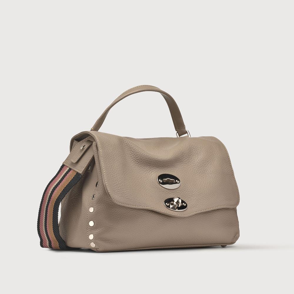 Zanellato BORSA POSTINA® SMALL IN PELLE MARTELLATA CRETA | Zanellato Online Outlet