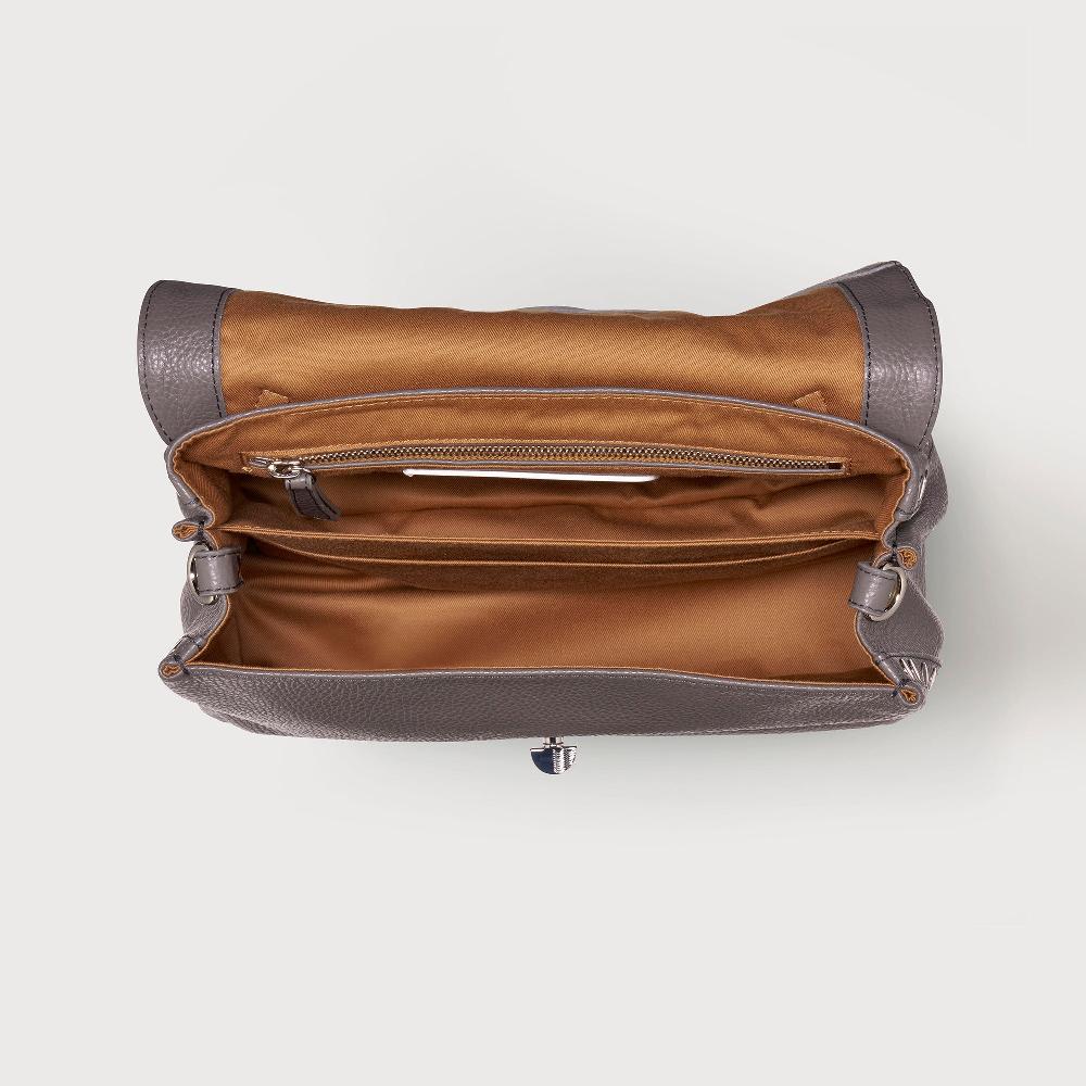 Zanellato BORSA POSTINA® SMALL IN PELLE MARTELLATA MONTEBIANCO | Zanellato Offerta temporanea