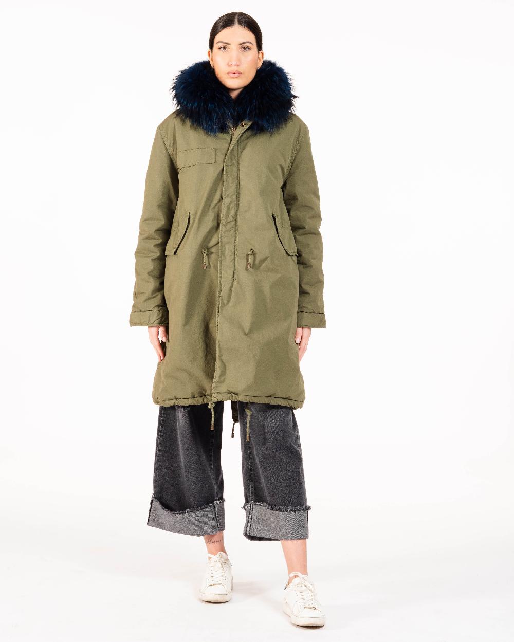 Alessandra chamonix AMANDINE MILITARY NAVY / PARKA In Vendita