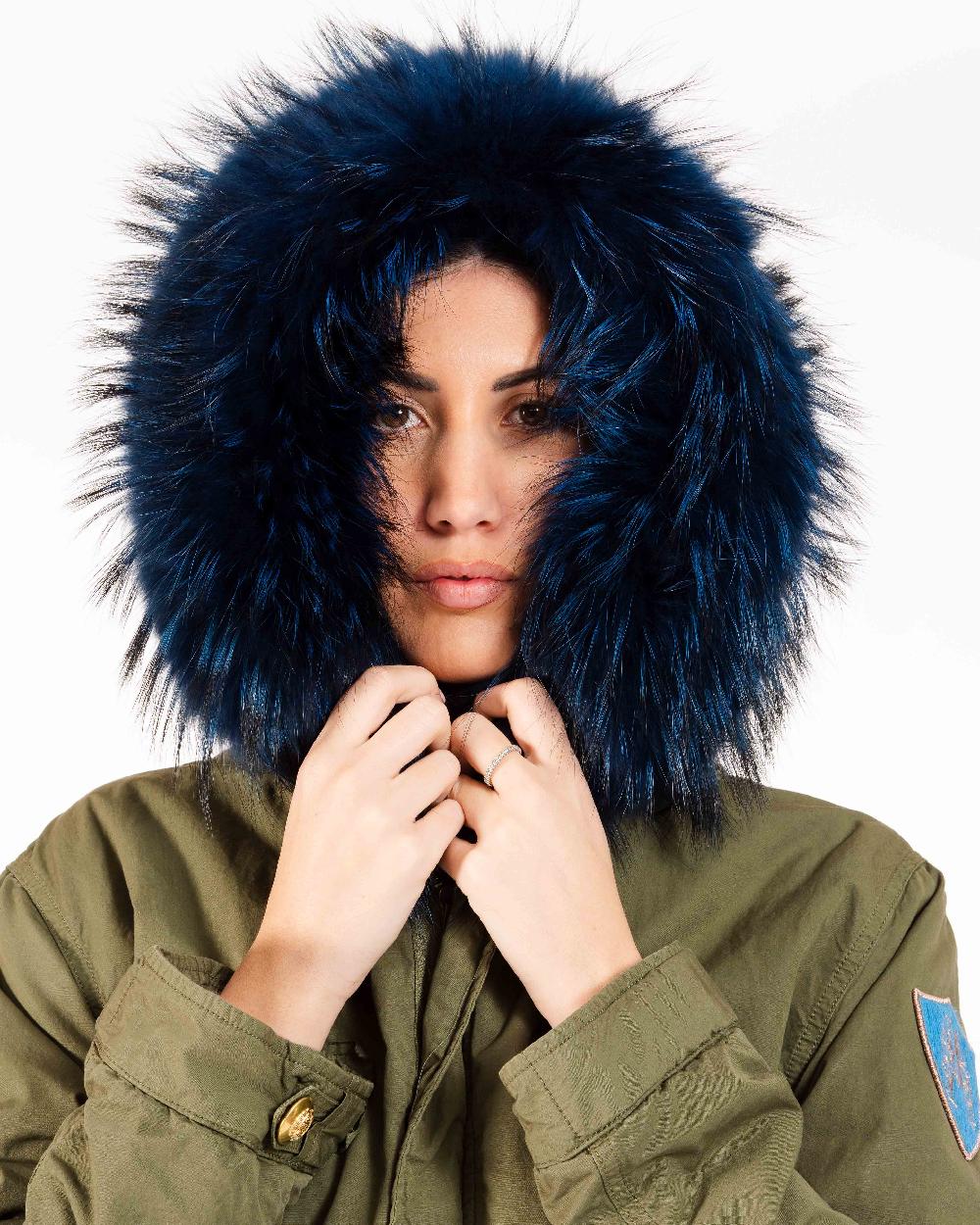 Alessandra chamonix AMANDINE MILITARY NAVY / PARKA In Vendita