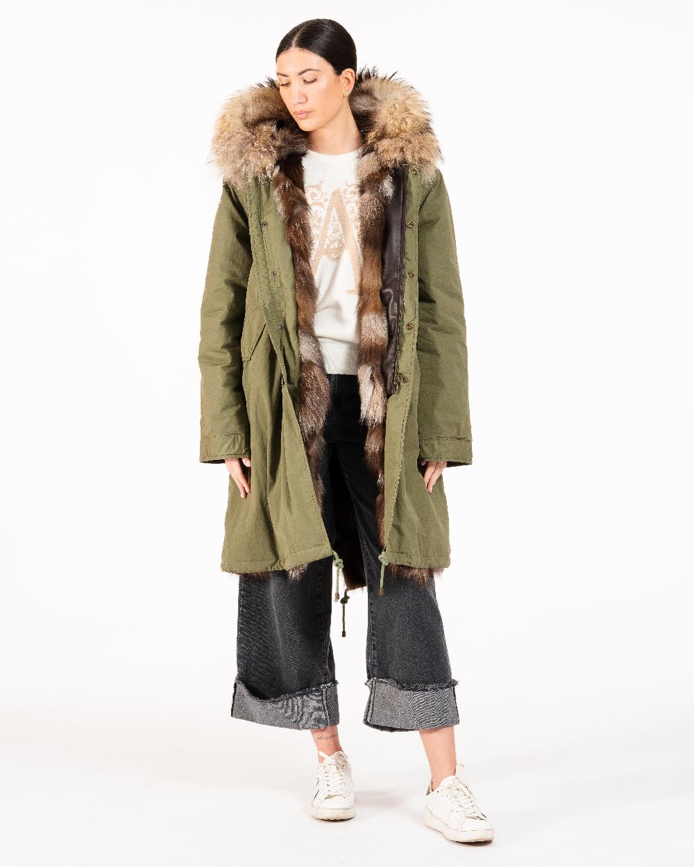 Alessandra chamonix CAMILLE MILITARY BEIGE / PARKA Saldi